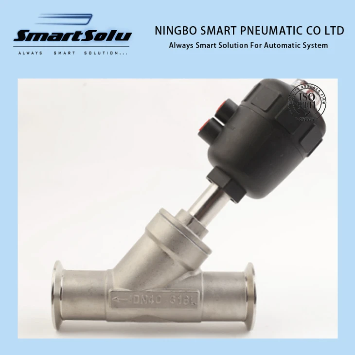 Tri-Clamp Ends Angle Valve 1