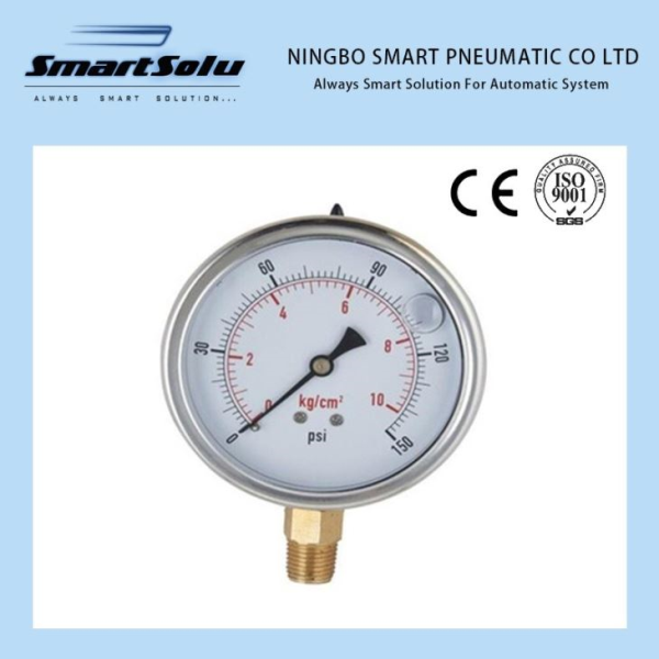 75mmステンレス鋼地震圧力計
